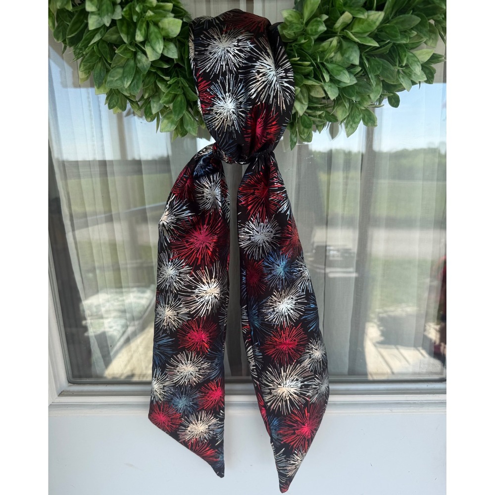 4th of July Wreath Sash |Labor Day| Firework Themed | Patriotic Porch Decor